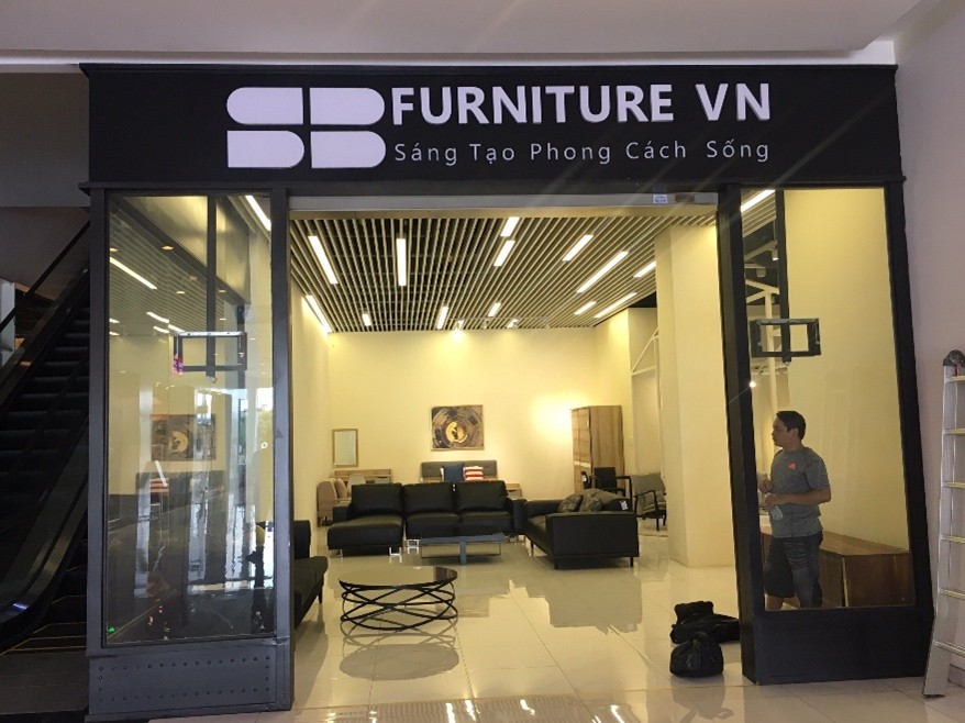 Thi công mặt dựng alu và chữ nổi